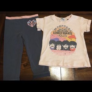 3T Girls Beatles Clothing Set